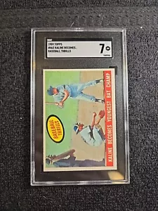 1959 AL KALINE SGC 7 NM Topps #463 Kaline Becomes Baseball Thrills HOF ~ 1stB.org - Foto 1 di 6