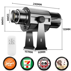 Luz Gobo 90W LED Logo Proyector Luz Interior/Exterior Impermeable IP65 Imagen Personalizada - Imagen 1 de 18