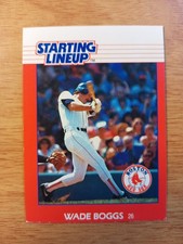 WADE BOGGS 1988 KENNER STARTING LINEUP BASEBALL CARD-RED SOX-HTF