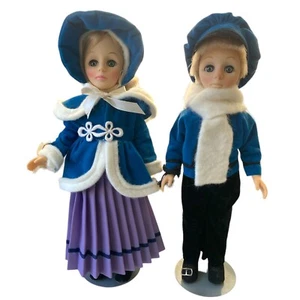 Vintage Effanbee 11" Skater Junge und Mädchen Puppe in Box hergestellt 1978 - Bild 1 von 7