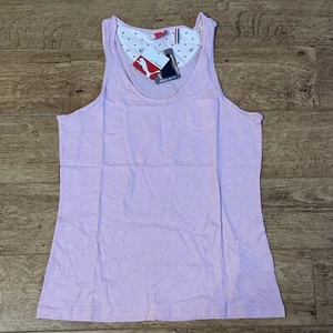 Puma Crystal Rose Heather Cotton Tank UK 14 US L FR 42 D40 Pink - Picture 1 of 20