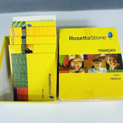 Rosetta Stone French Level 1 complete with NO Headphones - Image 1 of 4