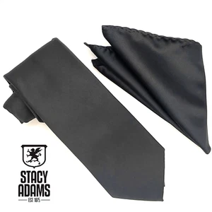 Stacy Adams 400S Satin Solid Tie - Picture 1 of 43