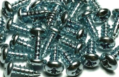 50 Pcs #6 x 3/8 Phillips Pan Head Trim Screws (Qty-50) #66-50 - Image 1 of 2