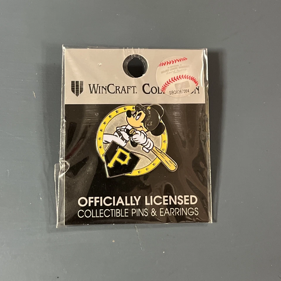 MLB Disney Pin - Pittsburgh Pirates - Mickey Disney Wincraft - Image 1 of 2