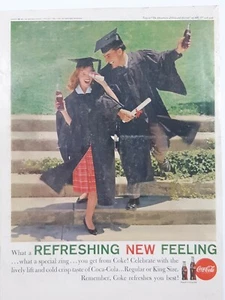 1961 vintage Coca-Cola print ad, Refreshing new feeling. - Picture 1 of 1