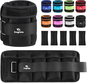 Adjustable Ankle Weights 10 LBS Pair for Jogging Gym Aerobics Physical Therapy - Picture 1 of 8
