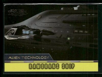 1998 SkyBox Star Trek Voyager Profiles #AT-8 Ramorans Ship Alien Technology - Image 1 of 2