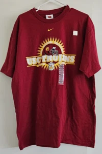 2005 USC Trojans Orange Bowl Champship Tee Shirt by Nike Size L Vintage NCAA NEW - Picture 1 of 9