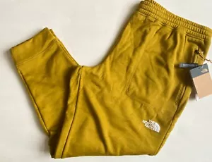 $75 NWT Mens The North Face Canyonlands Fleece Pants Joggers Mineral Gold - Picture 1 of 6