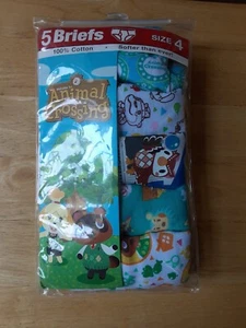Handcraft Animal Crossing Boy's Briefs Size 4  NEW WITH TAGS - Picture 1 of 2