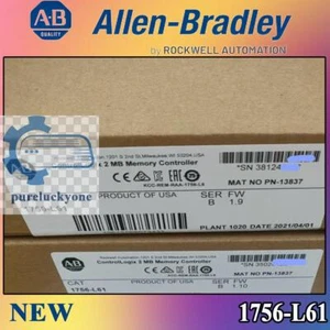 1756-L61 AB ontrolLogix 2 MB controller di memoria nuovo Allen Bradley 1756 L61 US AB - Foto 1 di 5