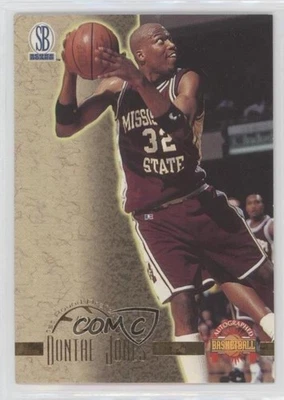 1996-97 Score Board Auto Basketball Dontae' Jones #25 Rookie RC - Image 1 of 2