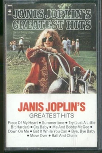 Janis Joplin Janis Joplin's Greatest Hits cassette Europe Cbs cassette. Grey - Picture 1 of 2
