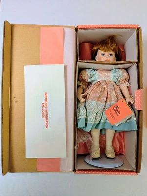 Treasury Collection PARADISE GALLERIES Sarah at the Fair 14" Porcelain Doll &Box - Image 1 of 4
