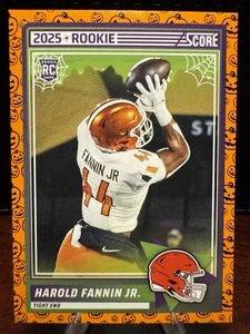 Harold Fannin Jr. Pumpkin Rookie Card-2025 Panini Score Cleveland Browns BGSU RC - Picture 1 of 2