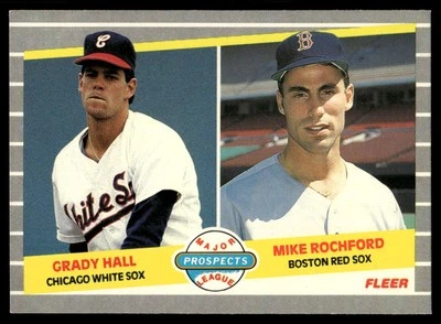 1989 Fleer #650 Grady Hall / Mike Rochford - Image 1 of 2