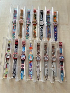 15x SWATCH Gent-Sammlung/Konvolut-alle funktionieren! meist NEU-Auflösung-4 - Picture 1 of 10