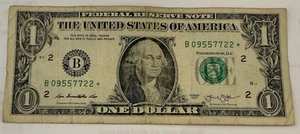$1.00 2013 Star B Series Federal Reserve Note - Picture 1 of 2