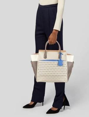 Reed krakoff Atlantique перфорированная сумка с короткими ручками Дамская сумка - Изображение 1 из 4