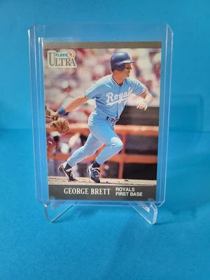 1991 Fleer Ultra Baseball George Brett #144 Kansas City Royals HOF  - Image 1 of 3