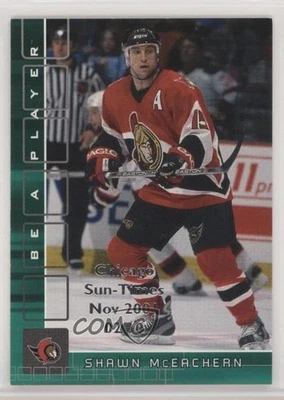 2001-02 ITG Be A Player Memorabilia /10 Shawn McEachern #81 - Image 1 of 2