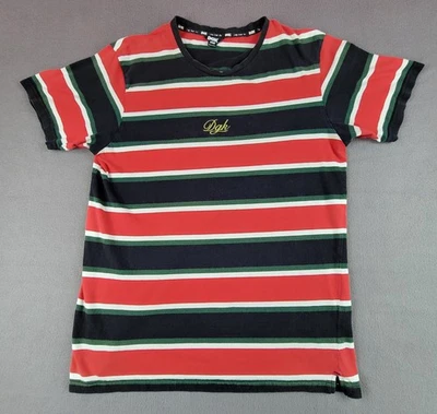 Мужская большая футболка с коротким рукавом DGK красная/зеленая/черная рубашка для скейтбординга - Изображение 1 из 4