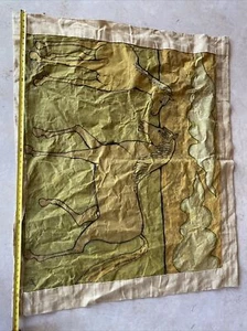 Signed Painted Tapestry Horses 51” X 43” Vintage - Picture 1 of 10