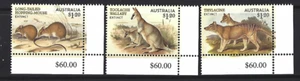 AUSTRALIA 2023 EXTINCT MAMMALS MARGINALS UNMOUNTED MINT, MNH - Picture 1 of 1