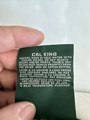 Rara Nueva Falda de Cama Ralph Lauren Galahad Cal-King - Abierta pero nunca usada Foto 1 de 4