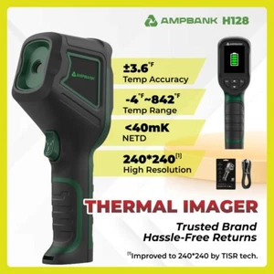 2025 AMPBANK H128 Handheld Infrared Thermal Imaging Camera 240*240 25Hz Imaging - Picture 1 of 9