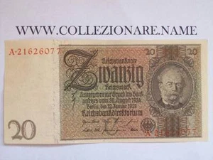 BANKNOTE BANCONOTA 20 REICHSMARK 1929 (G1-16) (E) - Imagen 1 de 1