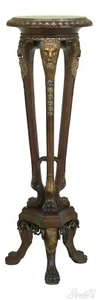 L58697: MAITLAND SMITH Round Marble Top Regency Pedestal model 8101-23 ~ NEW - Picture 1 of 9