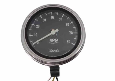 Tacómetro de pedestal vintage Faria 8.000 RPM Ford AMC Muscle Car Tach ¿NUEVO EN STOCK?  FUNCIONA Foto 1 de 4