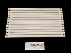 12 NEW K'NEX White Rods 5-1/8" (Red Size) Rare Replacement Parts Pieces KNEX