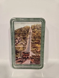 Vintage Acrylic Paper Weight, Mauch Chunck, Pa. Switchback R.R. Mt. Pisgah Plane - Picture 1 of 4
