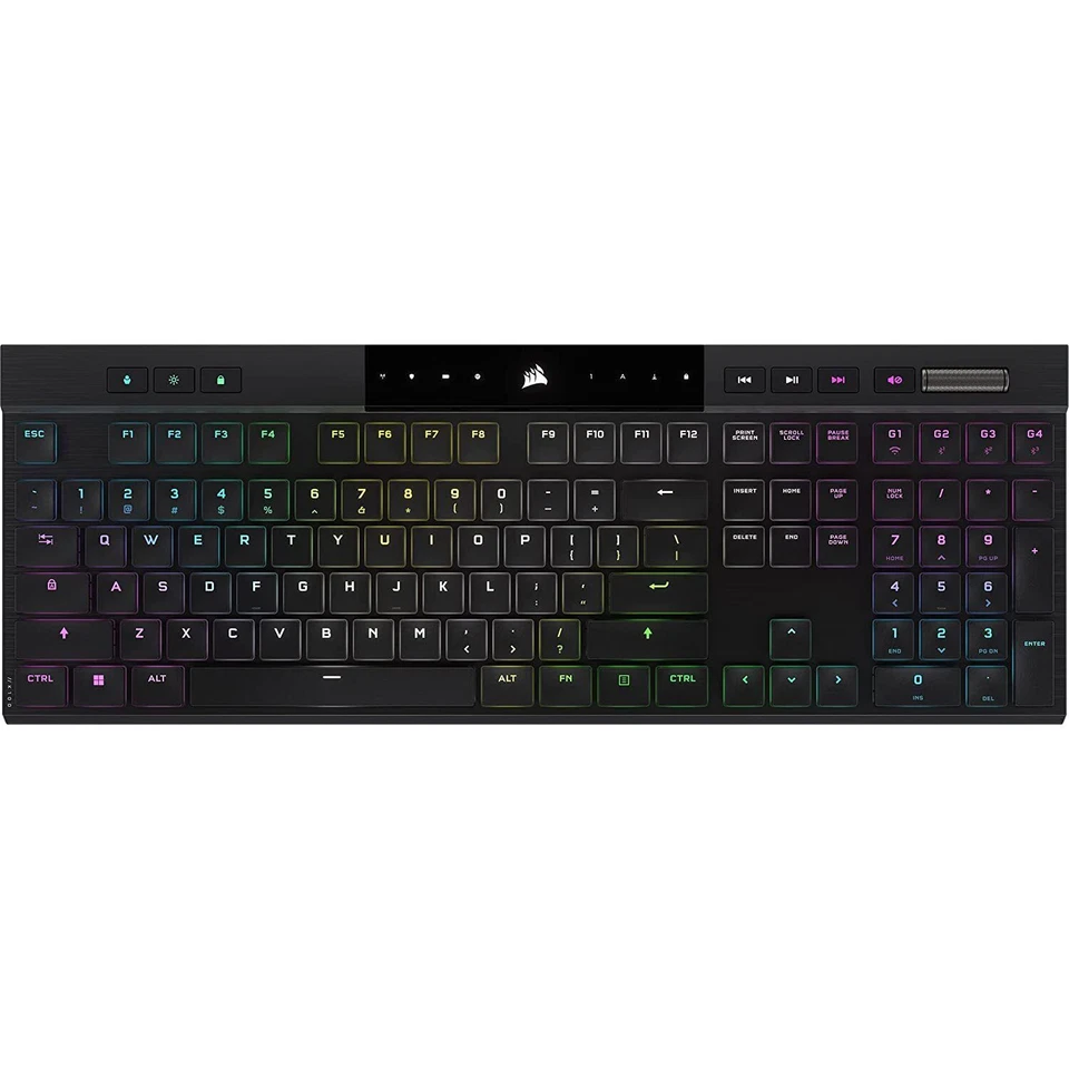 Corsair K100 Air Bluetooth Keyboard - Black (CH-913A01U-NA)
