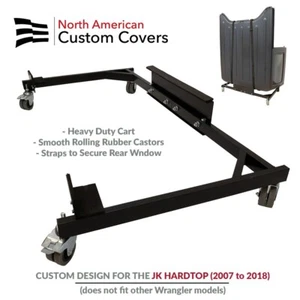 Jeep Wrangler JK Hardtop Storage Cart Rack 2 and 4 Door 2016 2017 2018 HS1501x - Picture 1 of 12