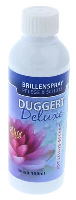 MARKENLOS Brillenreiniger - Duggert Deluxe Brillenspray 100ml Nachfüllflasche | NEU + OVP