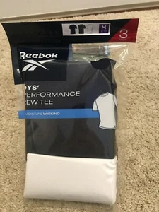 Reebok Jungen Performance Crew T-Shirt - 3er Pack - Größe M 8/10 - Bild 1 von 2