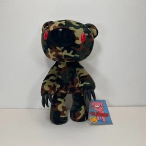 NWT Vintage 2004 Gloomy Bear Mori Chack Poseable Camo Camoflauge Plush - Picture 1 of 7