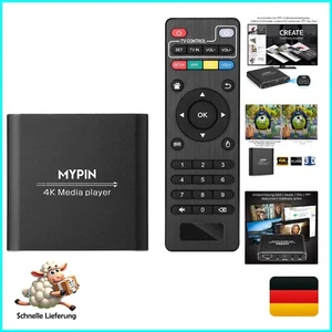 MYPIN HDMI Multimedia Player, 4K@30Hz Digital Media Player HDMI/AV-Ausgang PP... - Bild 1 von 10