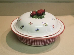 Villeroy Boch 1748 Pette Fleur Vegetable Casserole Dish with Lid Luxembourg - Picture 1 of 10