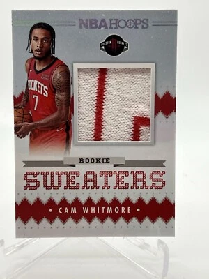 2023-24 Panini NBA Hoops Cam Whitmore Rookie Sweaters Patch #RSW-CAM Rockets - Image 1 of 2