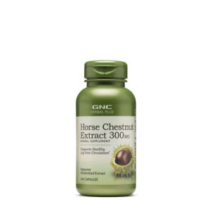 GNC Herbal Plus Horse Chestnut Extract 300mg 100 Capsules