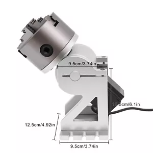 Para Máquina de Marcado Láser Mandril Giratorio 3 Mordazas Grabador Láser Accesorios 100MM - Imagen 1 de 24