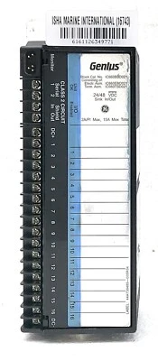 Genius IC660BBD021 Programmable Logic Controller 24/48 VDC Black - Image 1 of 4