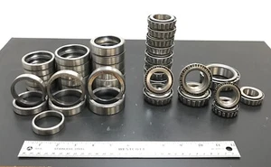 Lot of Assorted Tapered Roller Bearings (Random Makes, Models, and Sizes) - Picture 1 of 5