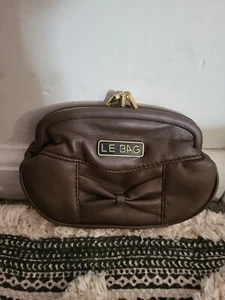 Vtg LE BAG Leather Coin Wallet - Picture 1 of 11
