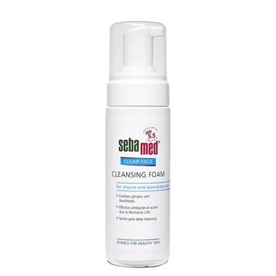 Espuma limpiadora facial transparente SebaMed, 150 ml Foto 1 de 4
